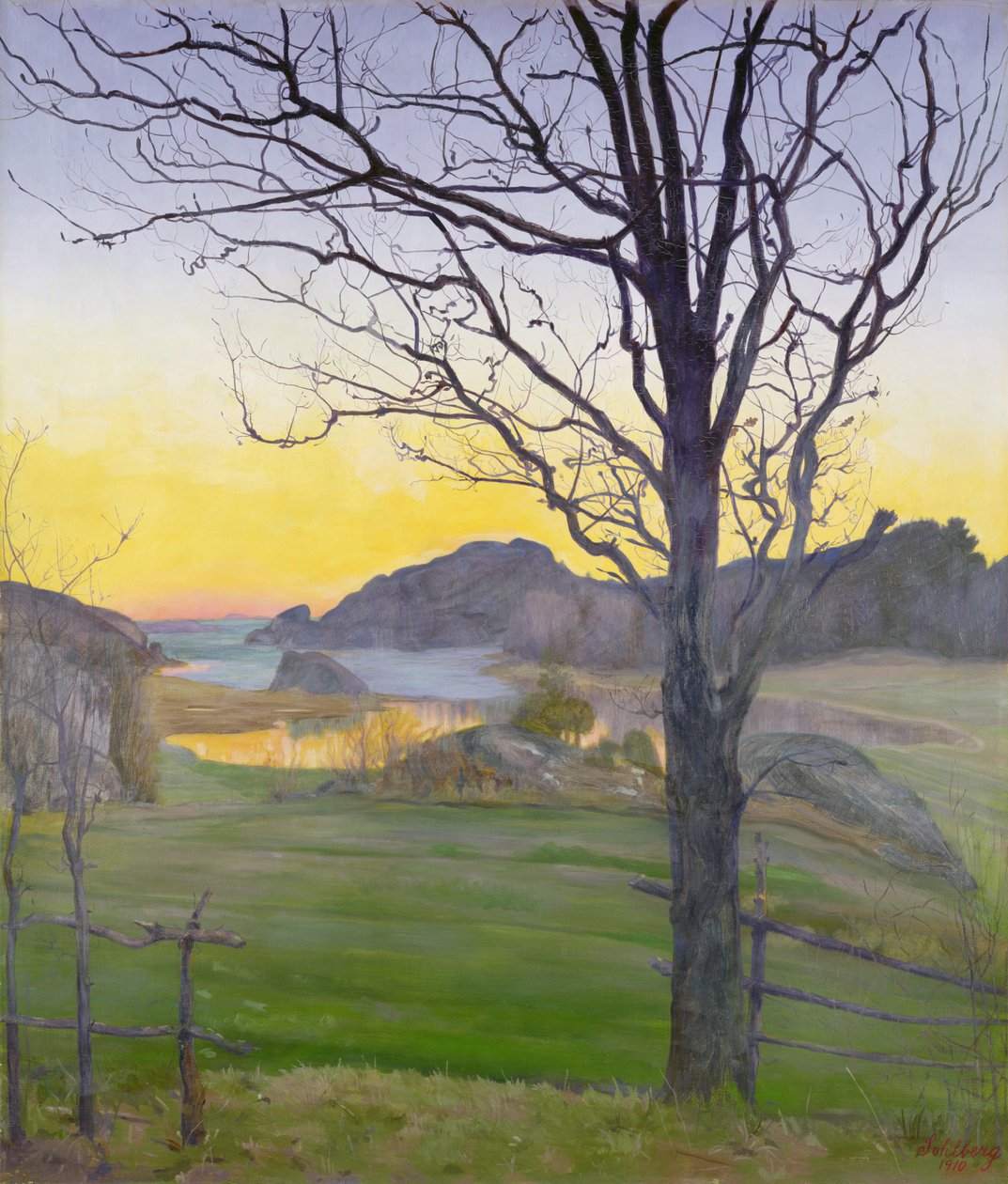 Høstlandskap av Harald Oscar Sohlberg