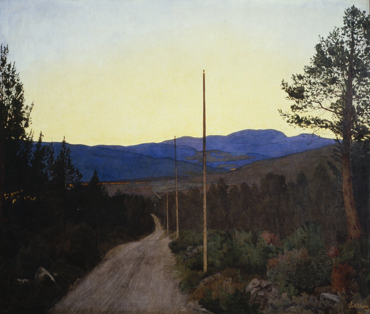 Country Head, Landevei av Harald Oscar Sohlberg