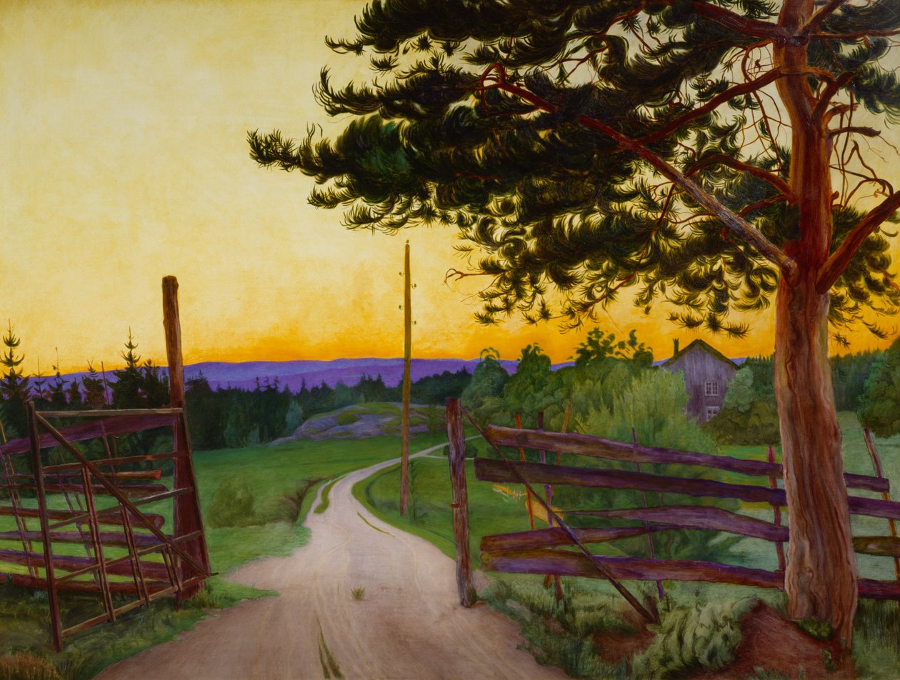 Landevei av Harald Oscar Sohlberg