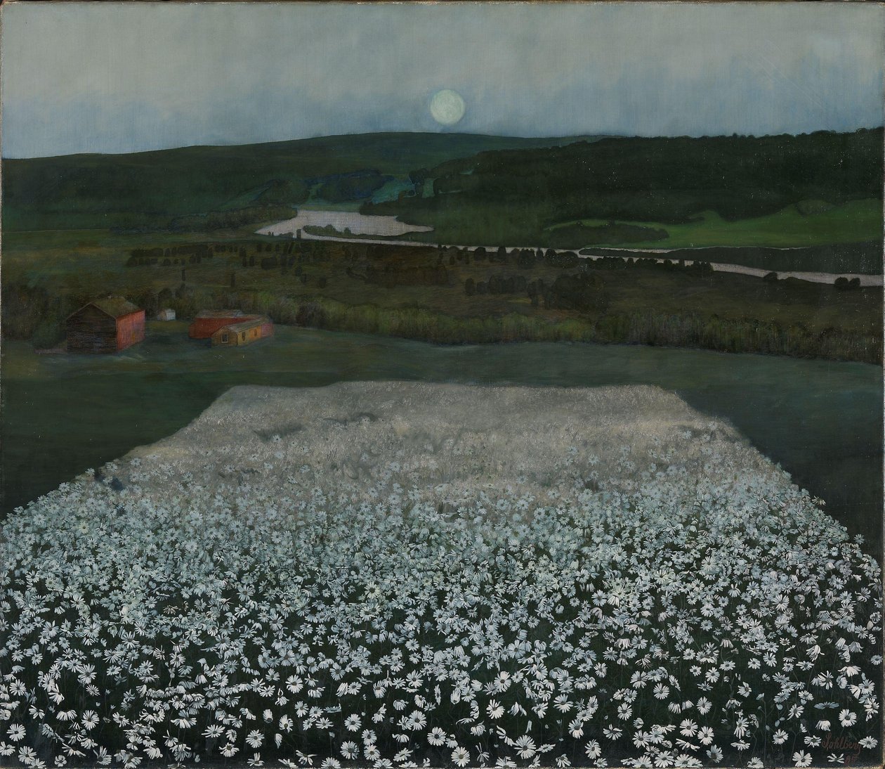 Blomstereng i nord av Harald Oscar Sohlberg