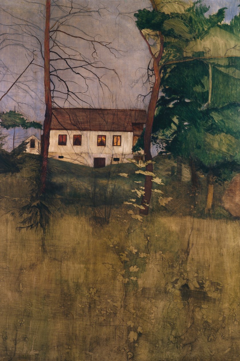 Landstedet (Nordre Langø) av Harald Oscar Sohlberg