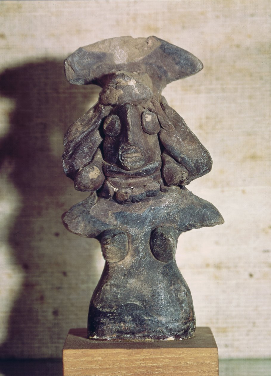 Figur av en modergudinne, fra Mohenjo-Daro, Indusdalen, Pakistan, 3000-1500 f.Kr. av Harappan