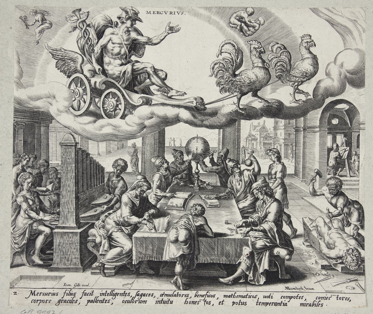 Merkur av Harmen Jansz. Muller