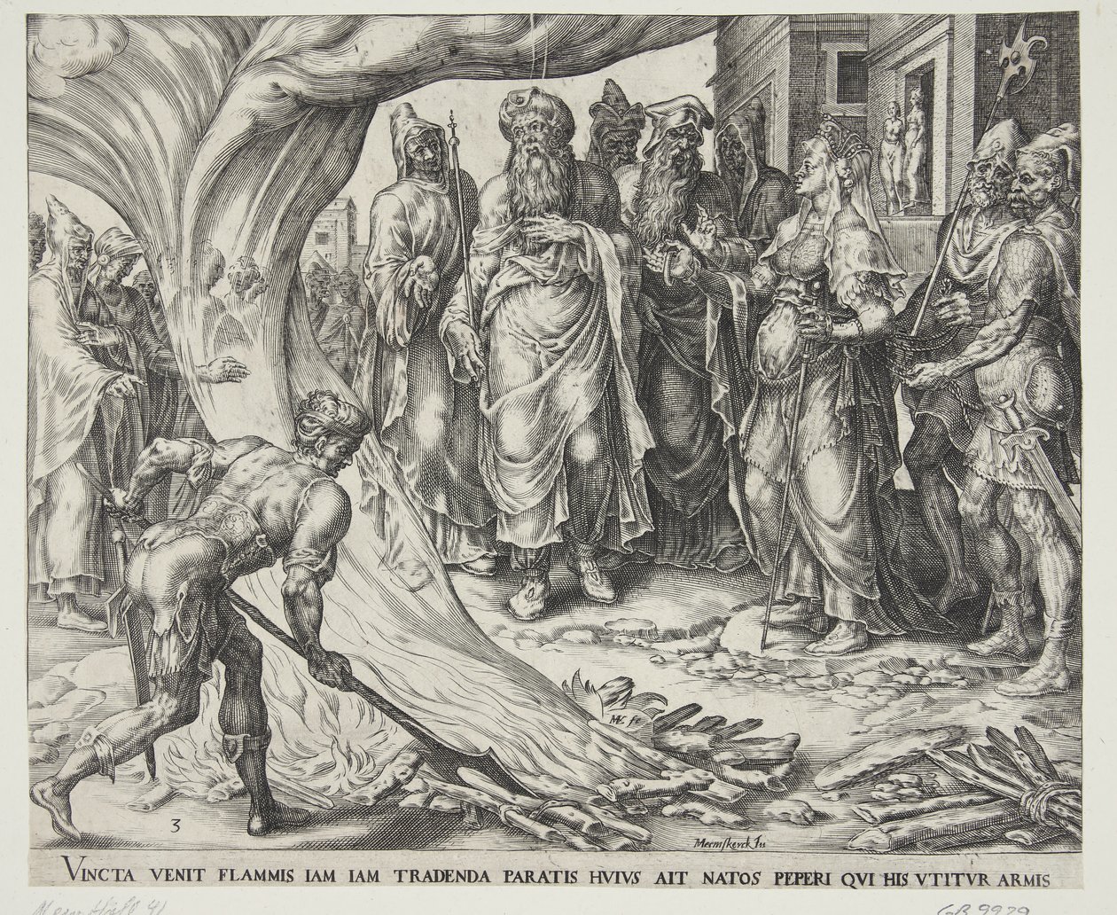 Tamar ble henrettet og viste Judas løfte av Harmen Jansz. Muller