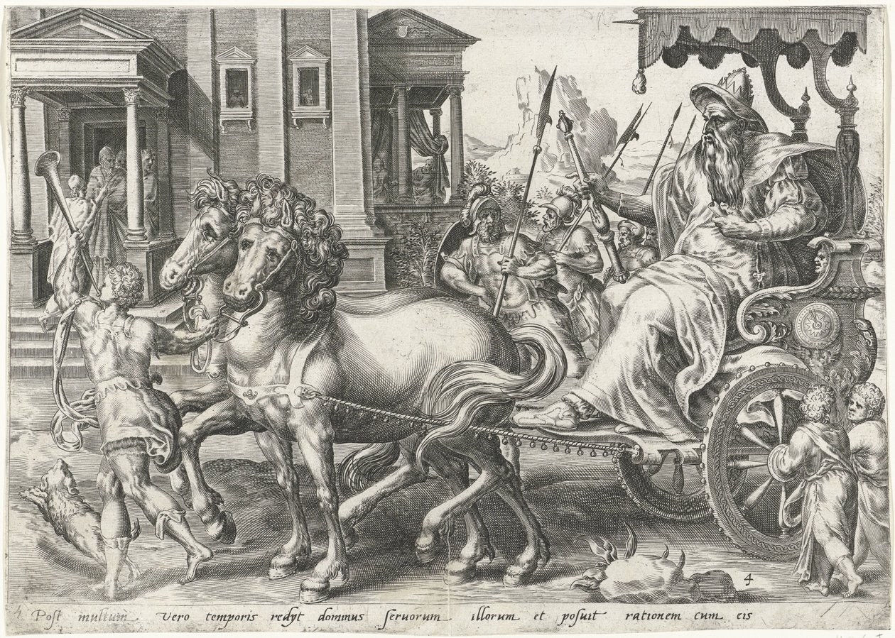 Herrens retur Parable of the Talents (serietittel) av Harmen Jansz Muller