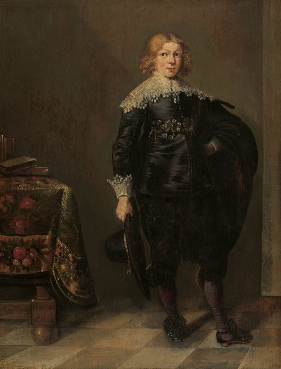 Portrett av en gutt av Harmen Willems Wieringa
