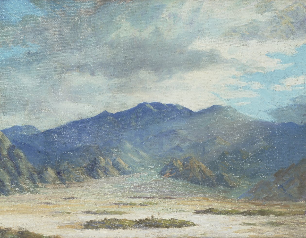 California ørkenscene av Harold Arthur Streator