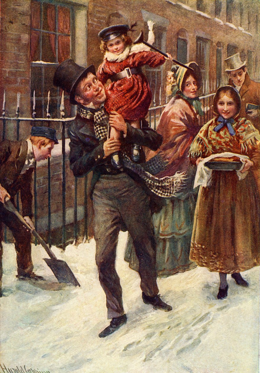 Charles Dickens s A Christmas Carol av Harold Copping