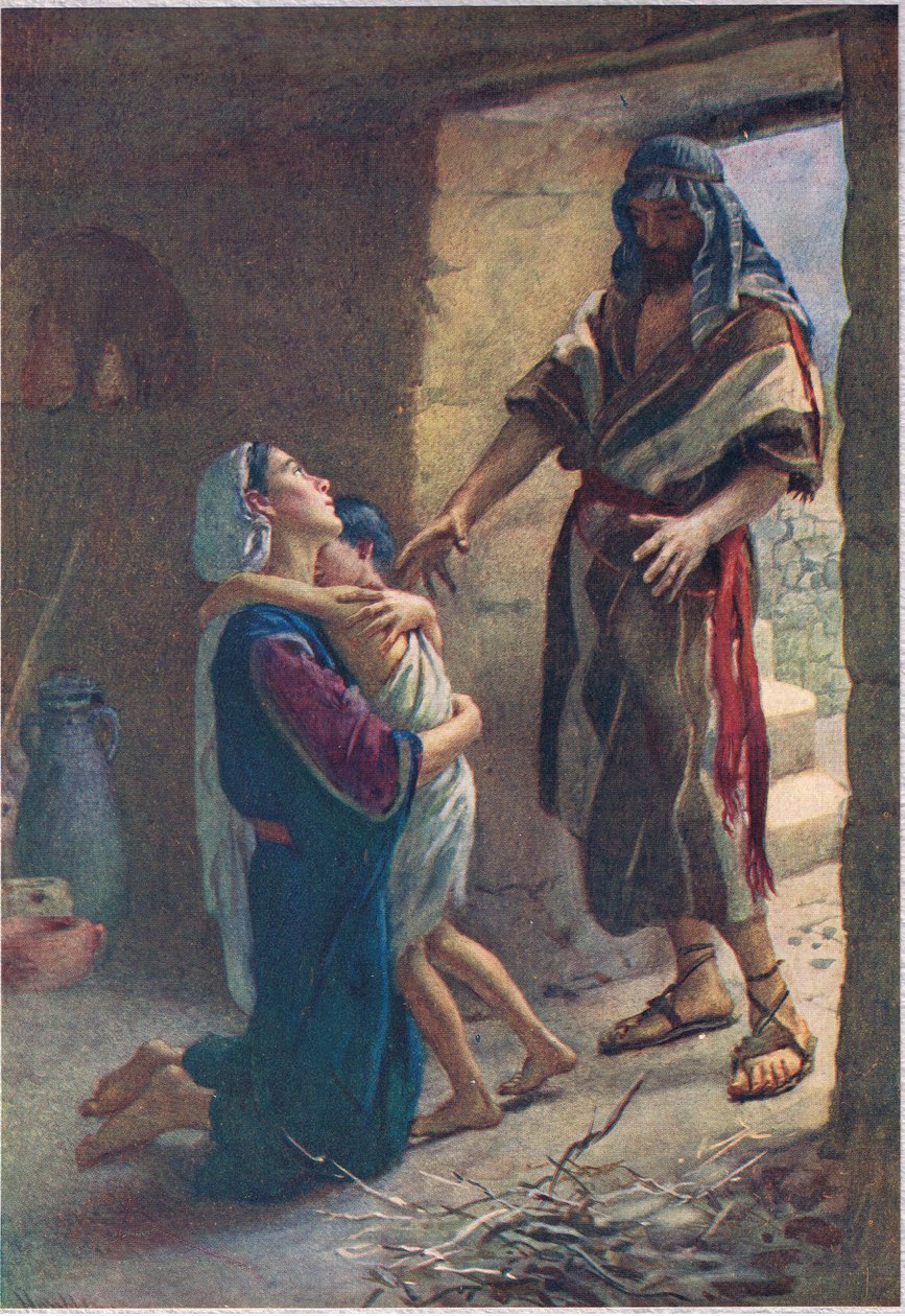 The Widow of Zarephath, illustrasjon fra 