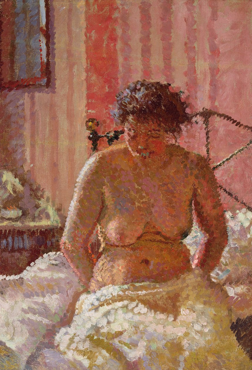 Naken i et interiør av Harold Gilman
