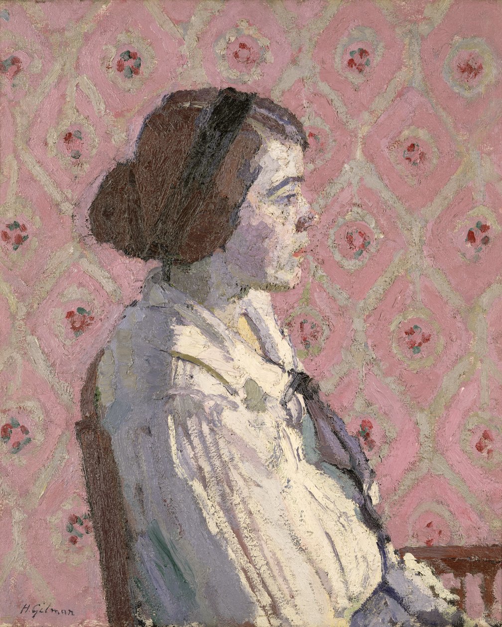 Portrett i profil: Mary L av Harold Gilman