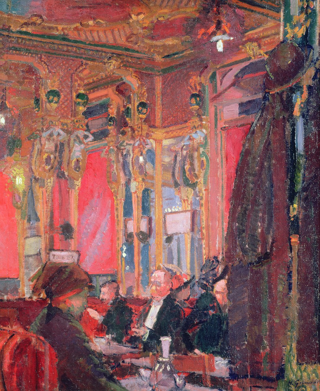 The Cafe Royal, 1912 av Harold Gilman