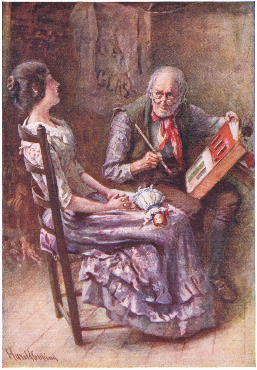Caleb Plummer and his Blind Daughter, illustrasjon for 