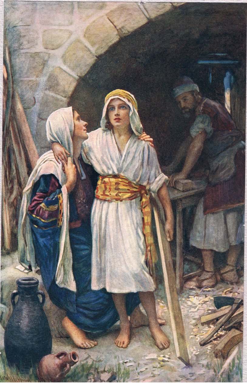 Mary and Jesus, illustrasjon fra 
