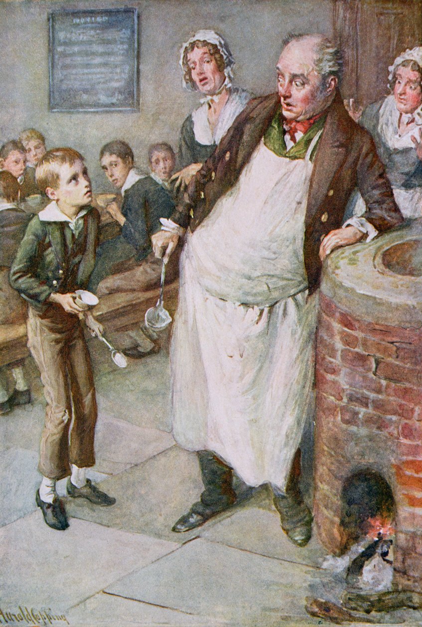 Oliver Asks for More, illustrasjon for 