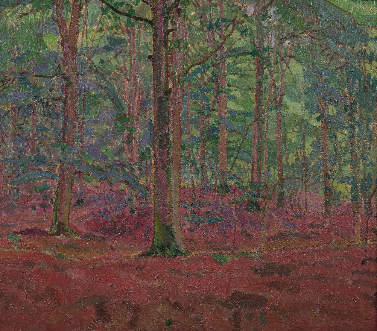 En bøkeskog av Harold Gilman