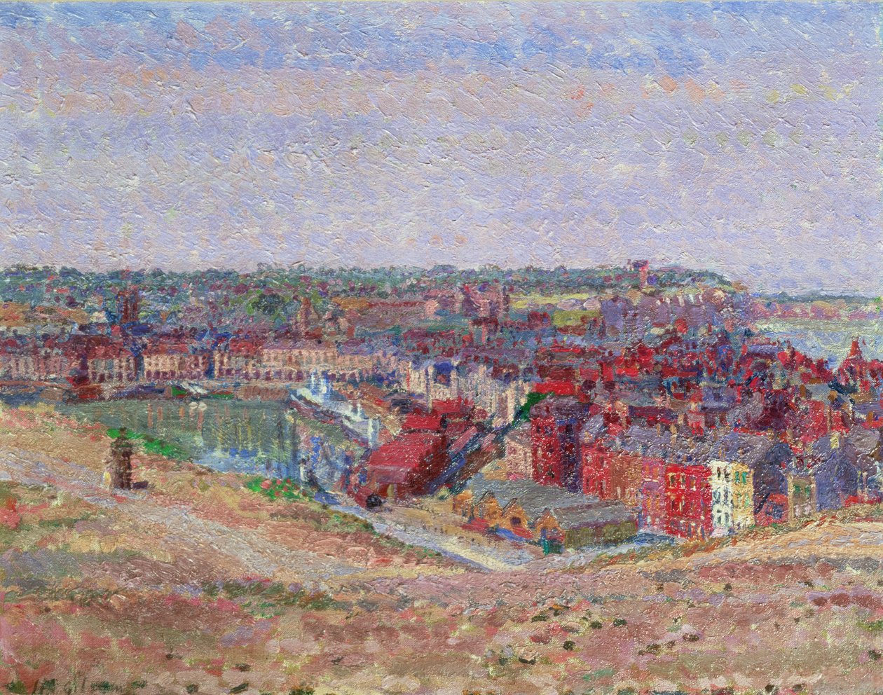 Dieppe, ca. 1911 av Harold Gilman