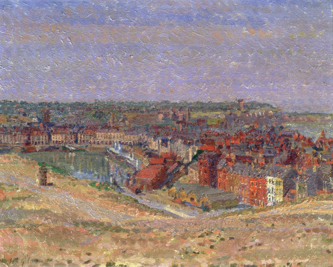 Dieppe, ca. 1911 av Harold Gilman