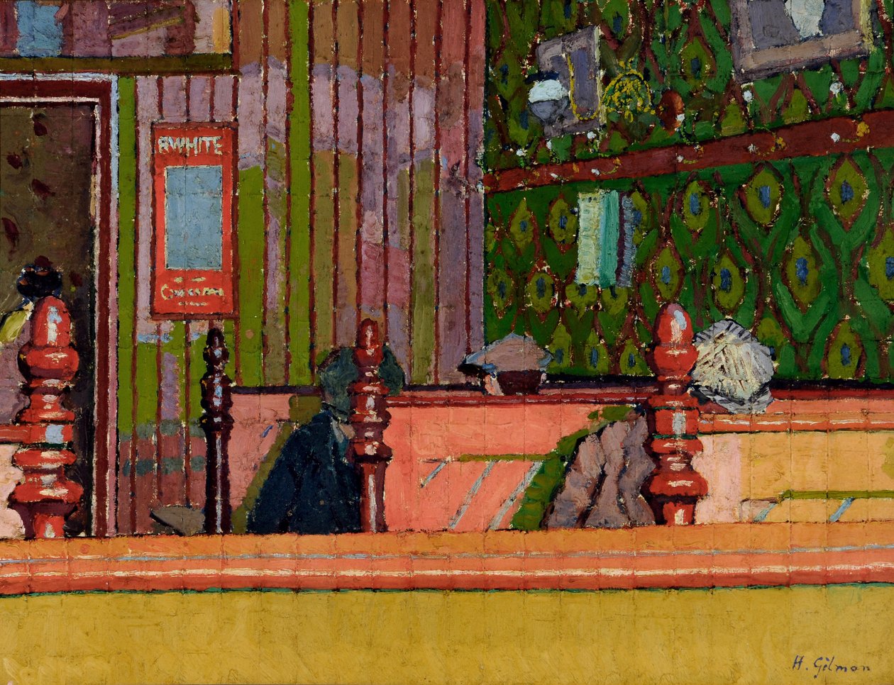 Eating House, ca. 1914 av Harold Gilman