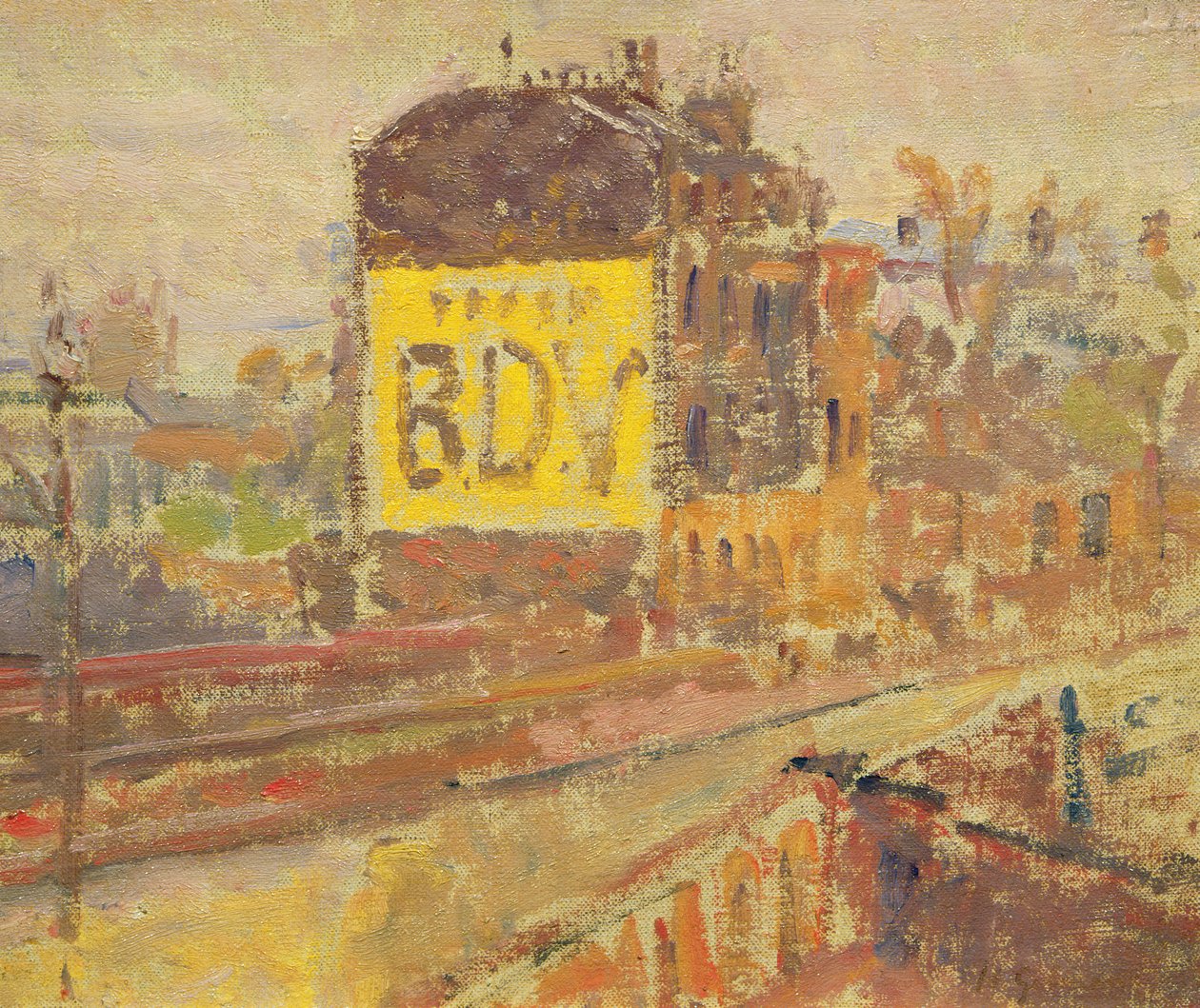 Hampstead Road, ca. 1910-11 av Harold Gilman
