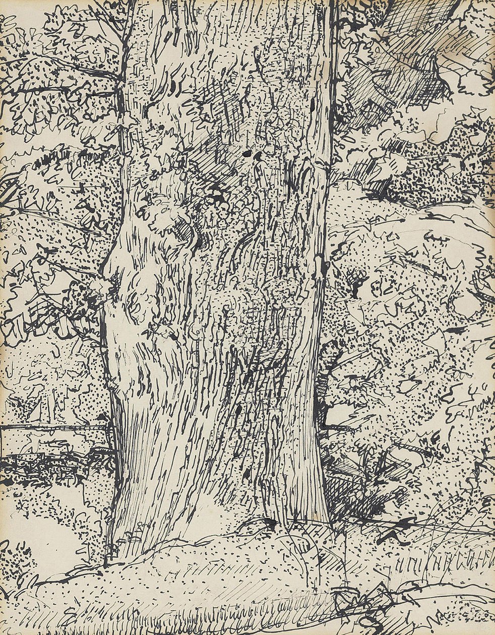 Tre, 1916 av Harold Gilman