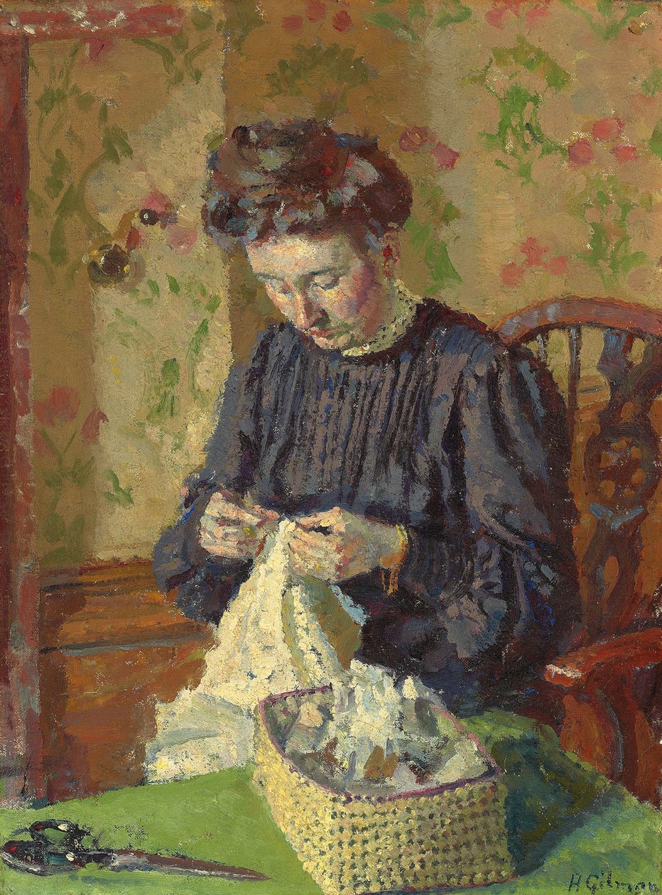 Kvinnesøm, ca. 1908 av Harold Gilman