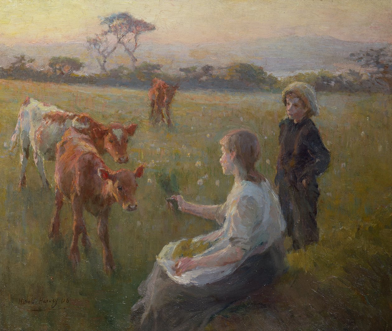 Mate kalvene av Harold Harvey