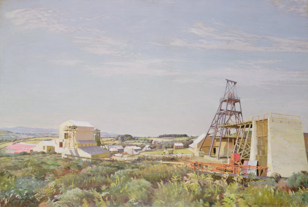 Lady Gwen Cornish tinngruve av Harold Harvey
