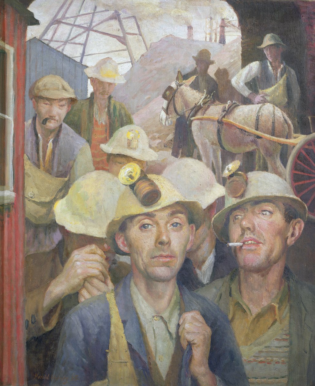 St. Just Tin Miner av Harold Harvey