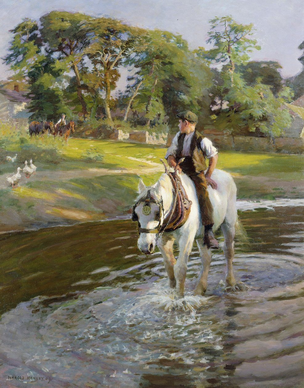 Slutten av en sommerdag av Harold Harvey