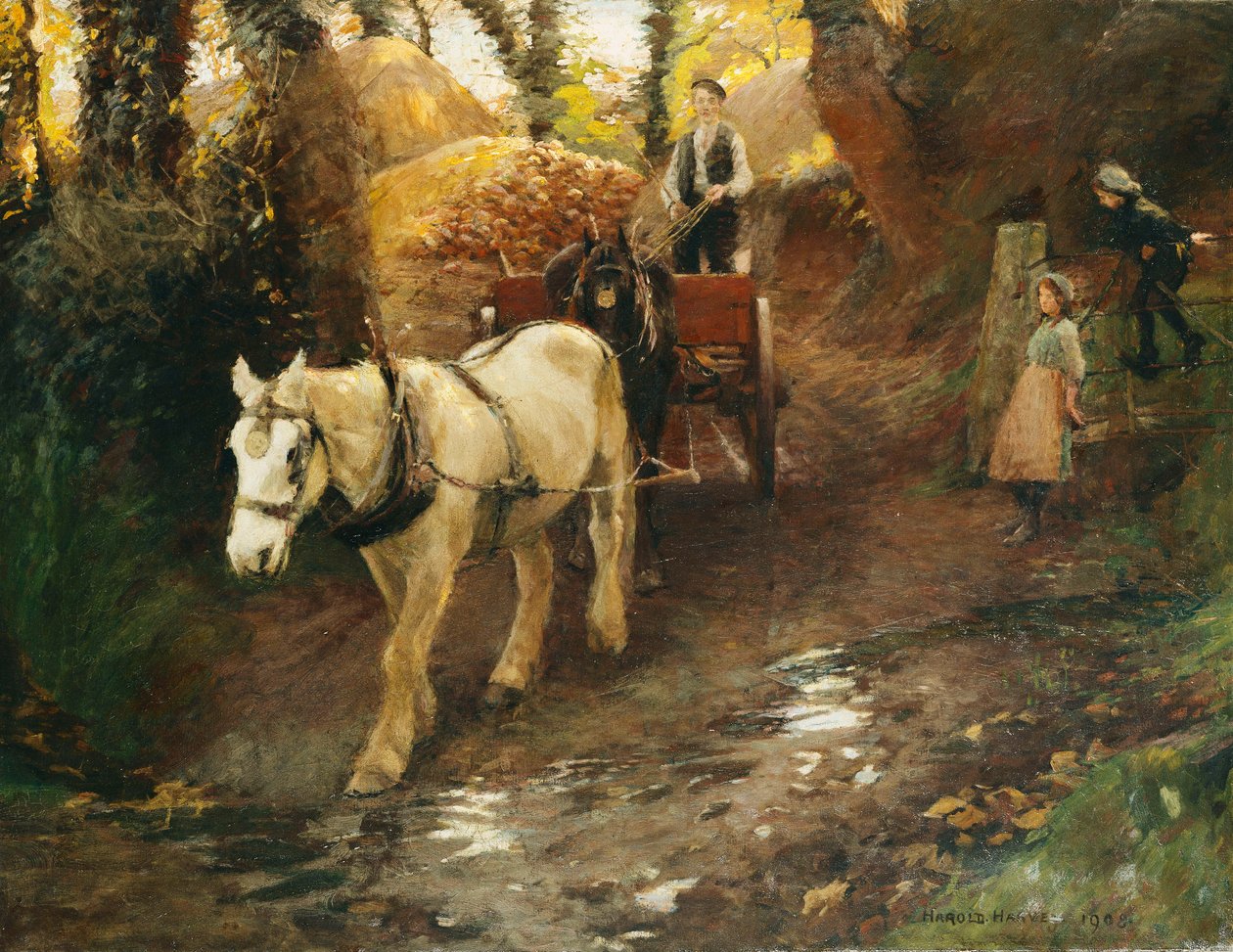 Gårdsporten av Harold Harvey