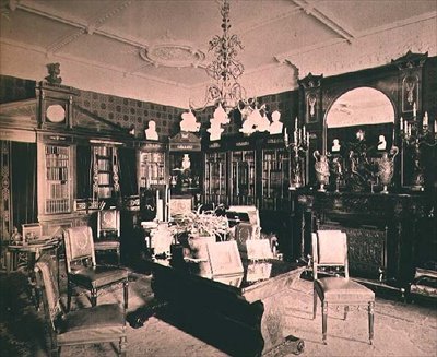 Biblioteket, Wickham Hall, Kent av Harold Palmer