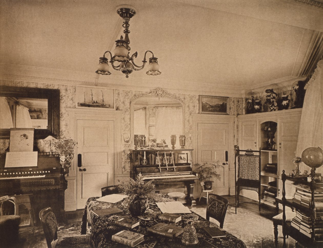 Skolerommet, Wickham Hall, Kent, 1897 av Harold Palmer