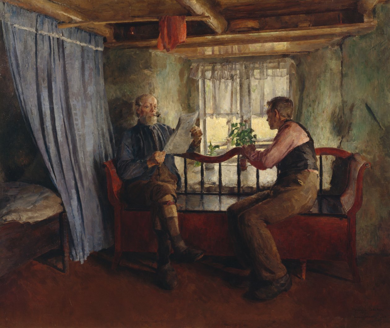 I et våningshus stue av Harriet Backer