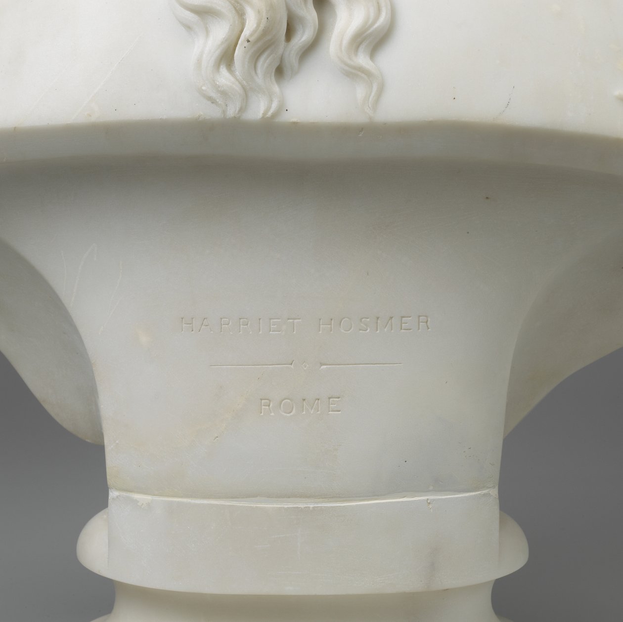 Medusa, ca. 1854 (marmor) av Harriet Goodhue Hosmer