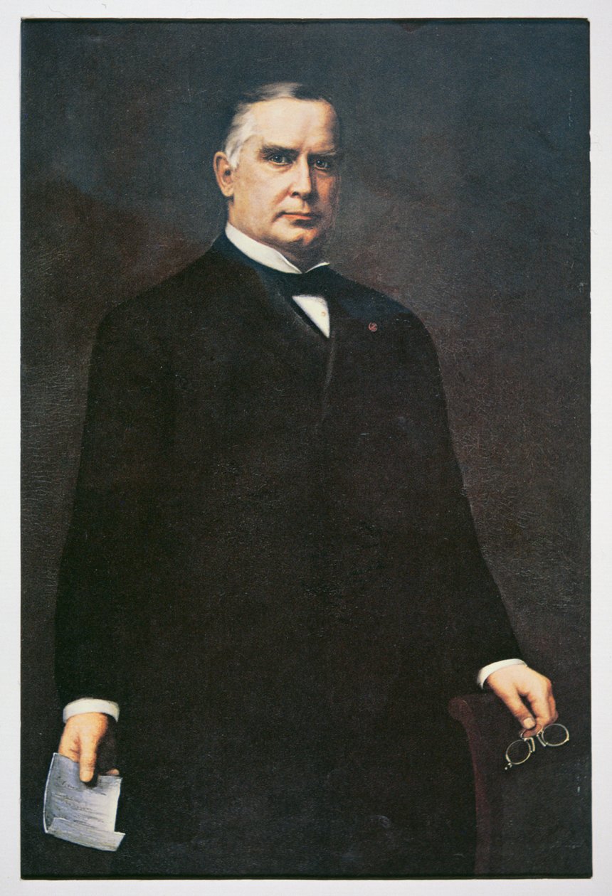President William Mckinley (olje på lerret) av Harriet Murphy