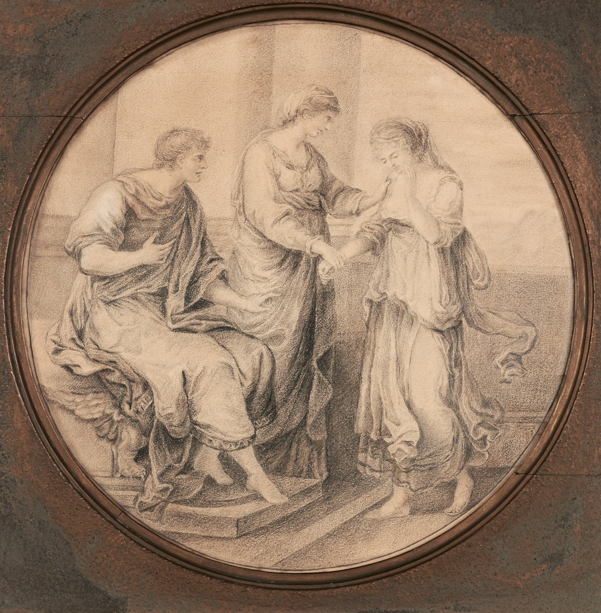 Ett av to klassiske bilder etter Angelica Kauffmann av Harriet Todd
