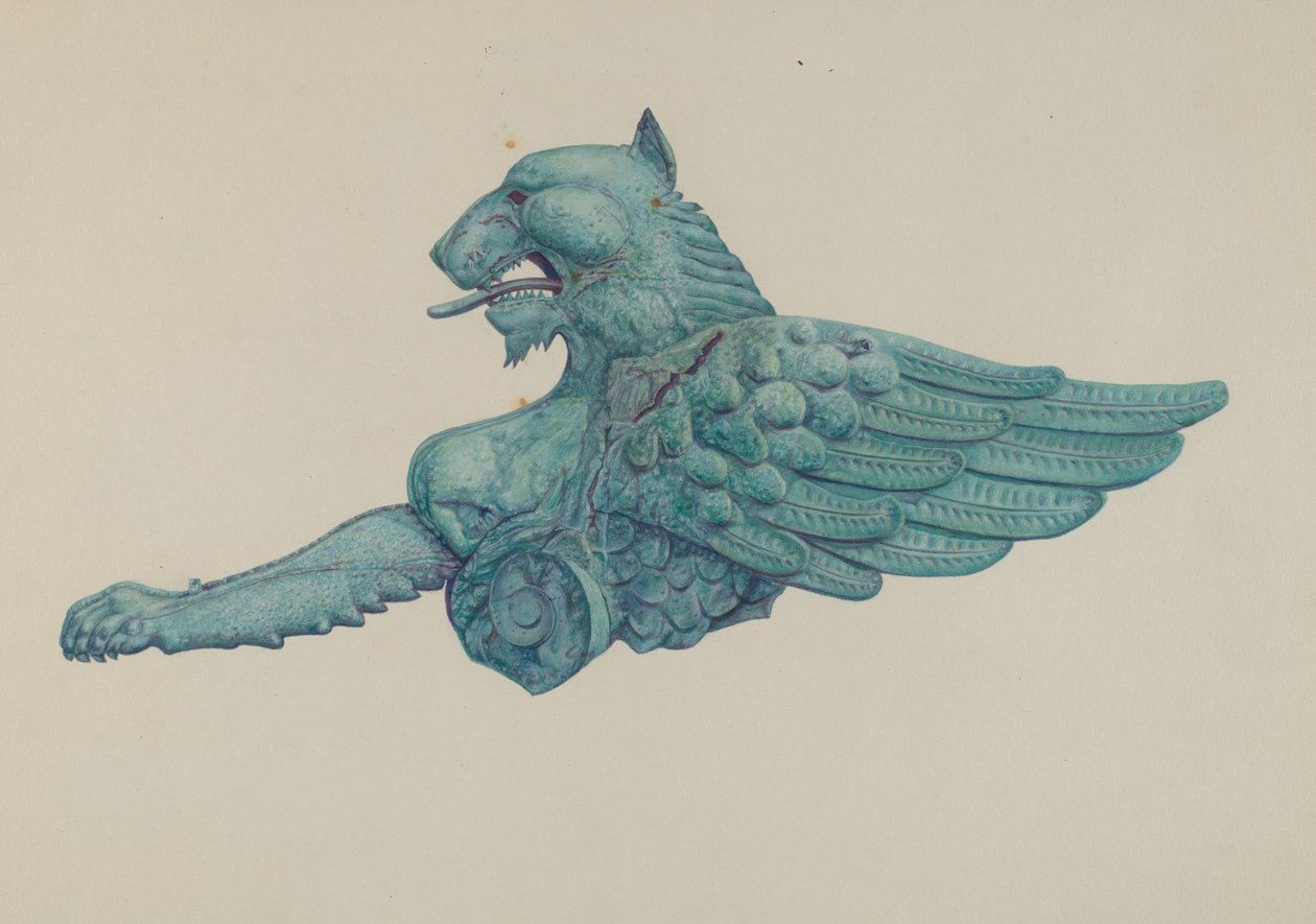 Ornamental Iron Griffon av Harriette Gale