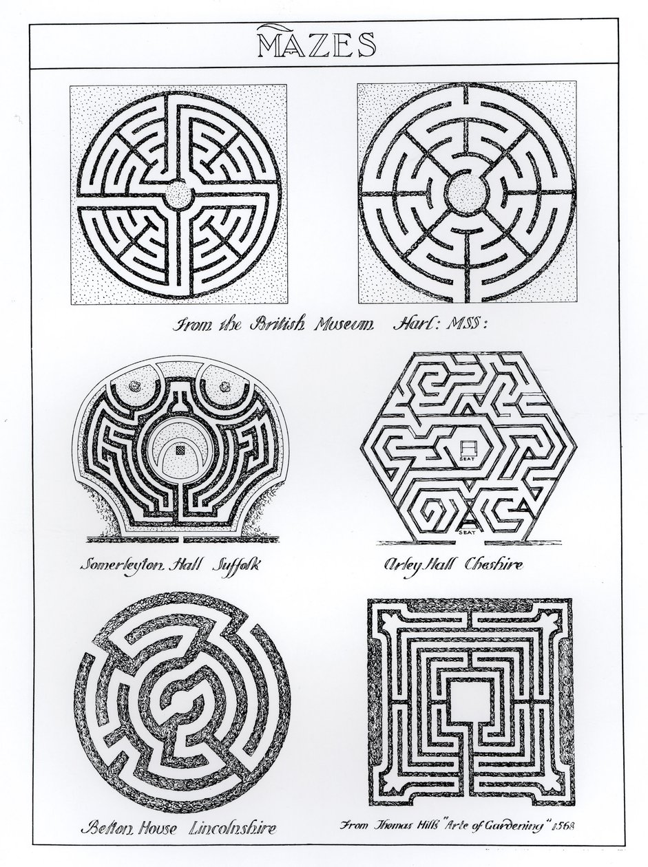 Mazes, ca. 1900 av Harry Inigo Triggs
