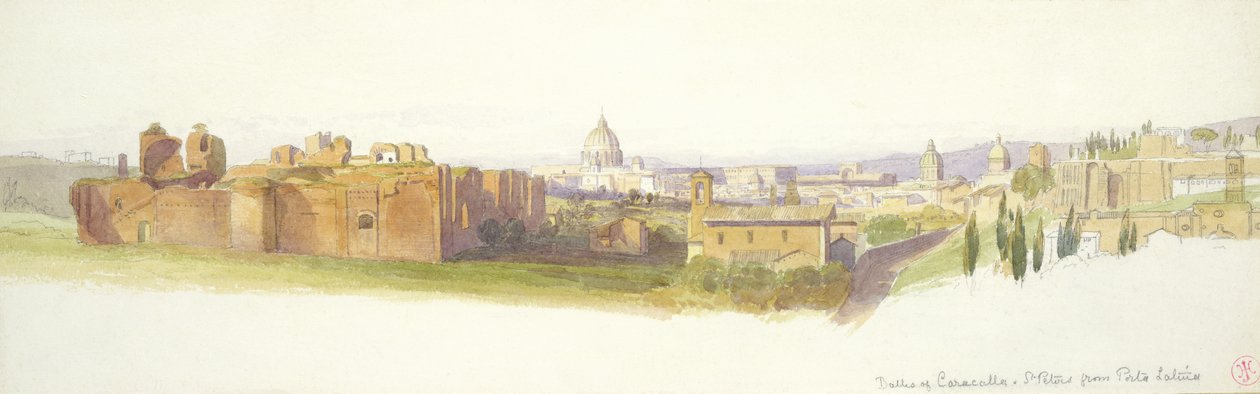 The Baths of Caracalla og St. Peter