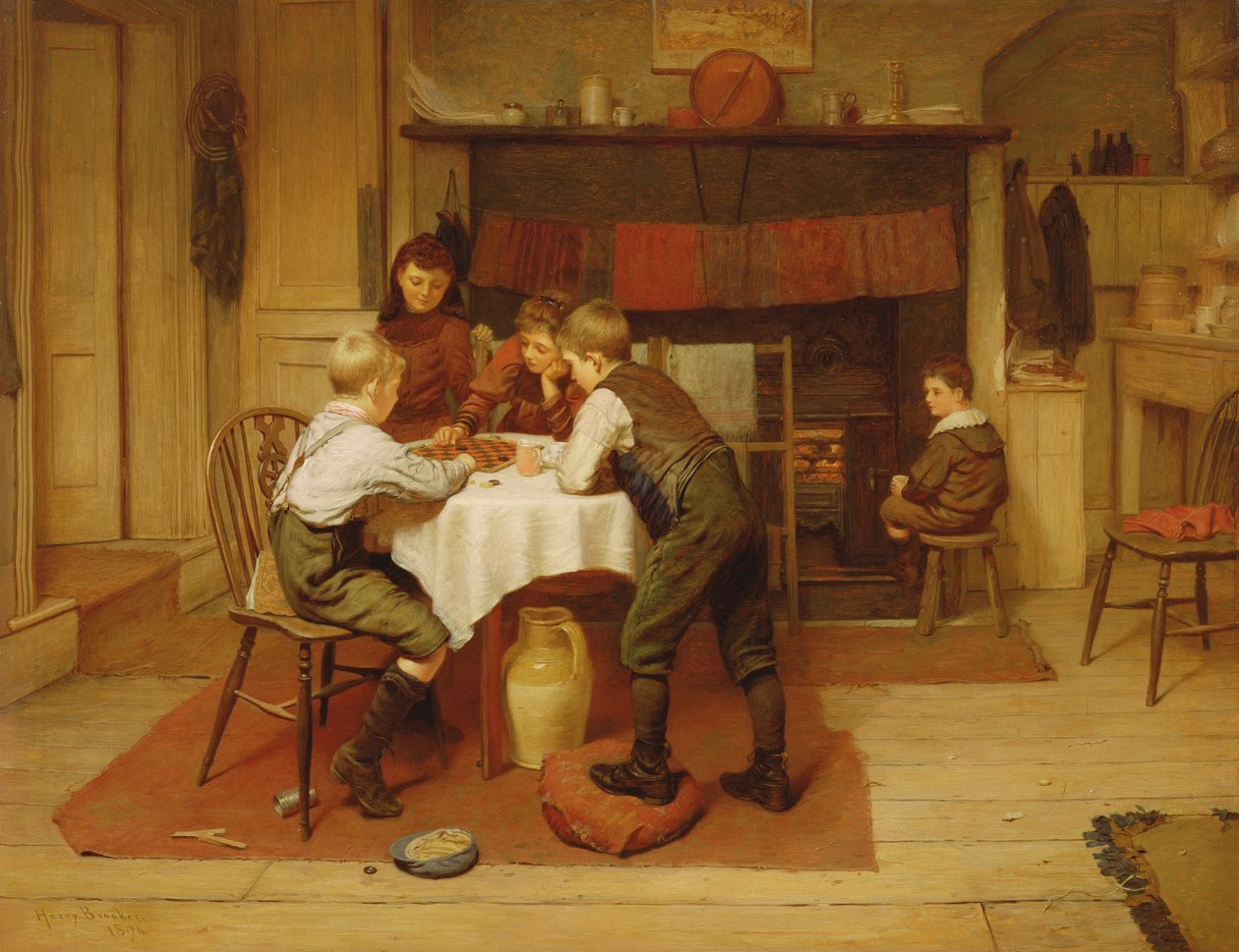 Et nært spill av Harry Brooker