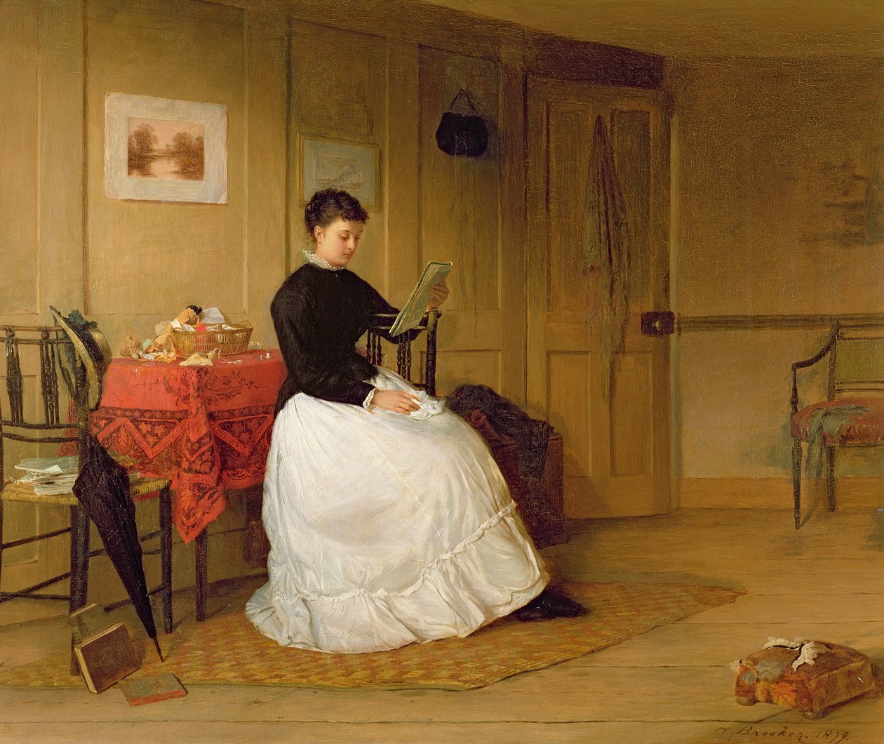The Treasured Volume, 1879 av Harry Brooker