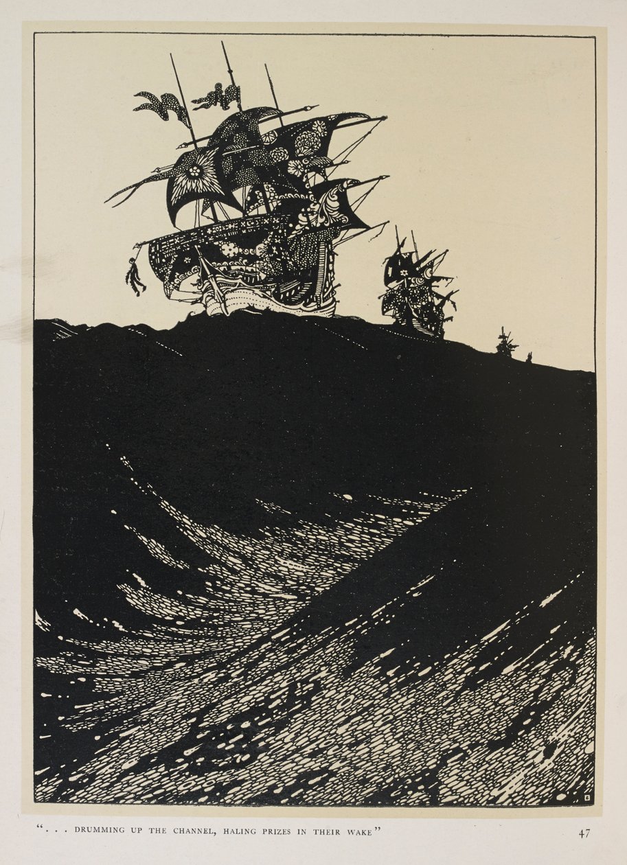 En ballade om kapteinene. "... tromme opp kanalen, vinne premier i kjølvannet deres" av Harry Clarke
