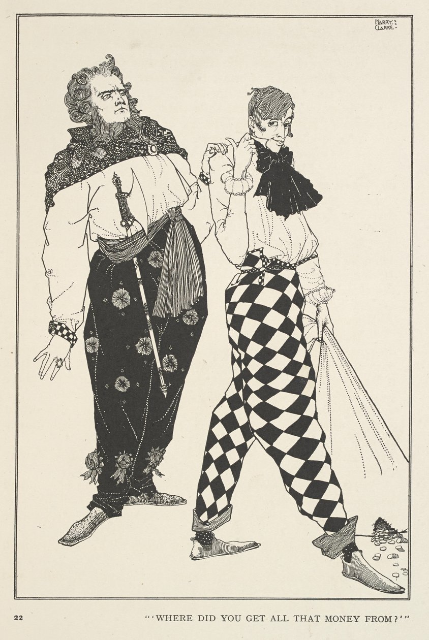 Store Claus og Lille Claus Hvor fikk du alle pengene fra? av Harry Clarke