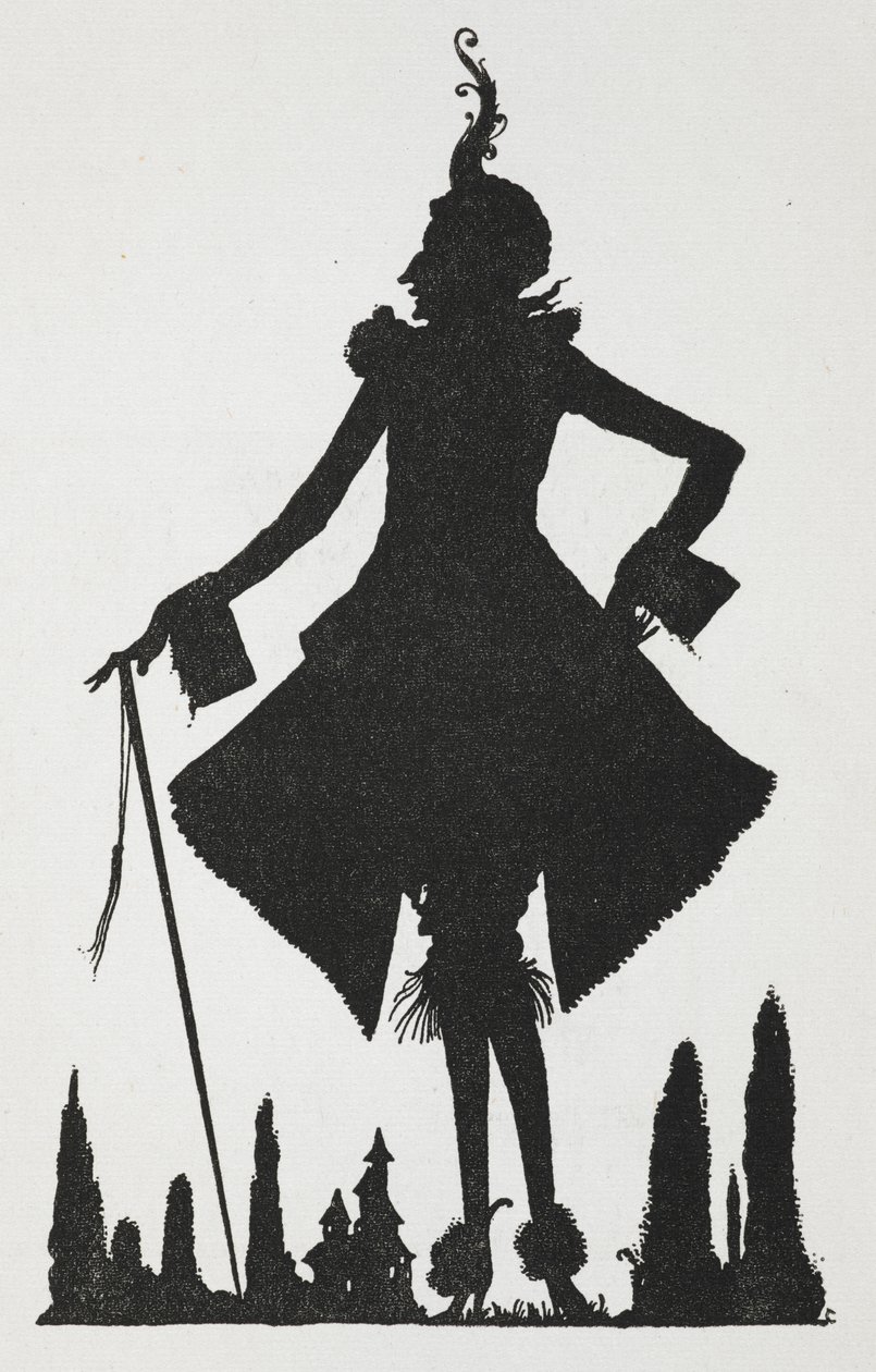 Illustrasjon til historien, 'Riquet with the tuft'. av Harry Clarke