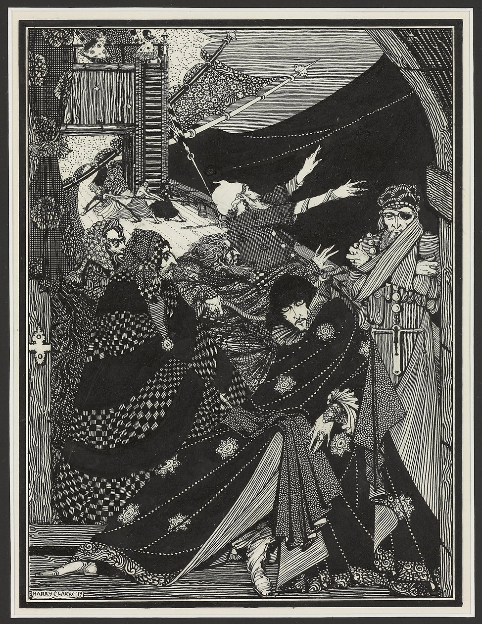 Melding funnet i en flaske, 1918 av Harry Clarke