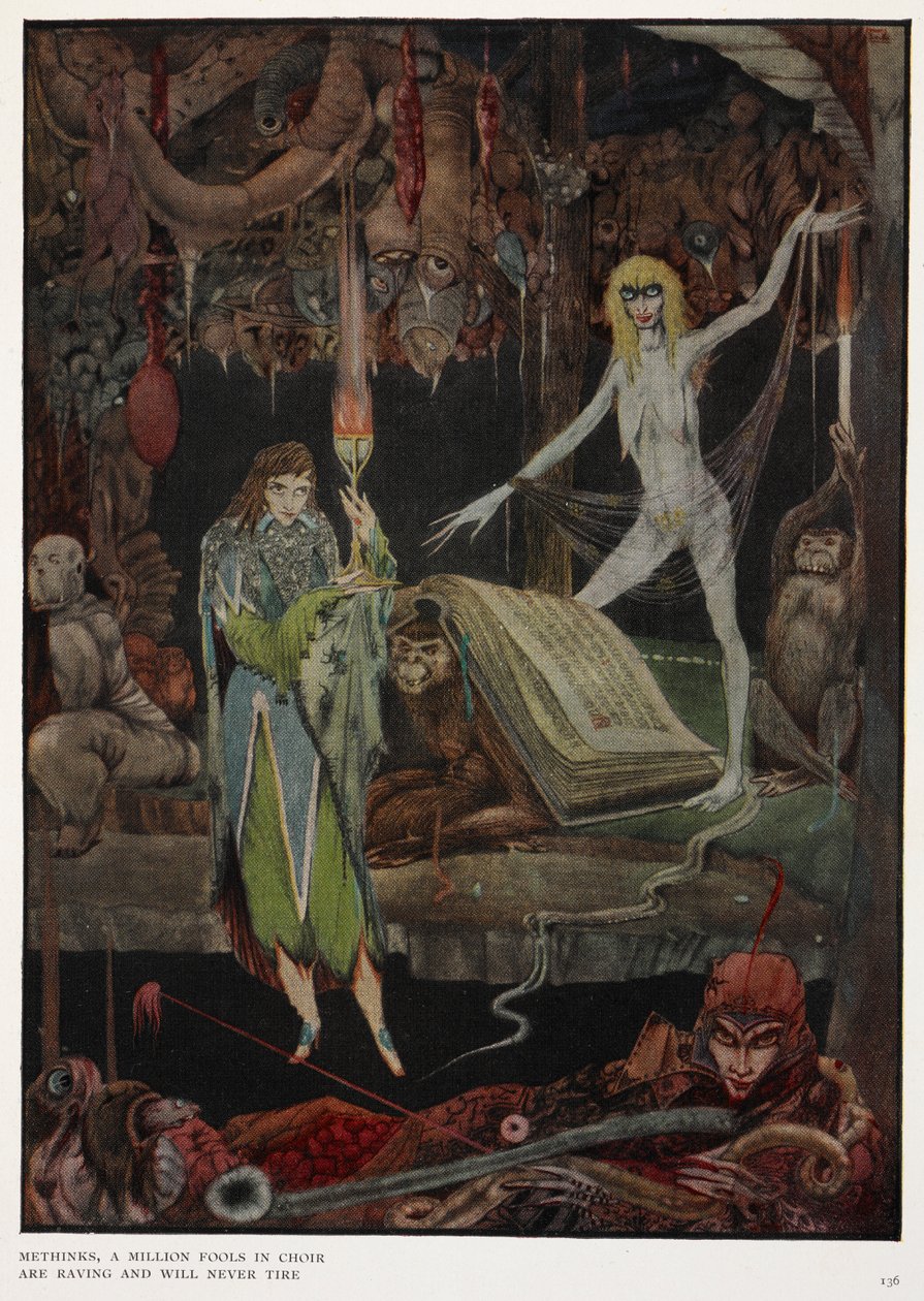Methinks, en million tullinger i kor, er rasende og blir aldri lei av Harry Clarke