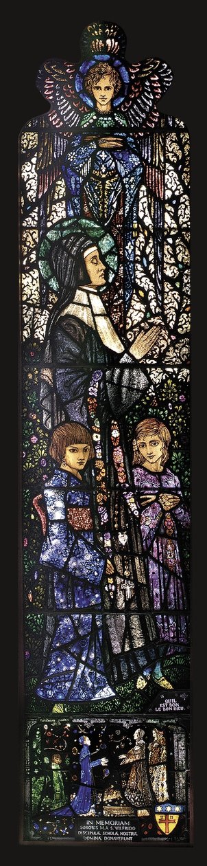 Den salige Julie med to barn, 1927 av Harry Clarke