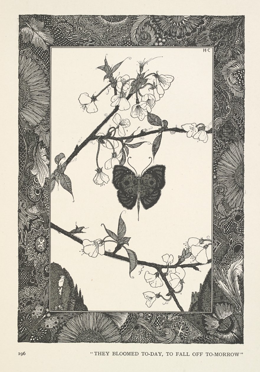 Sommerfuglen. De blomstret i dag, for å falle av i morgen. av Harry Clarke