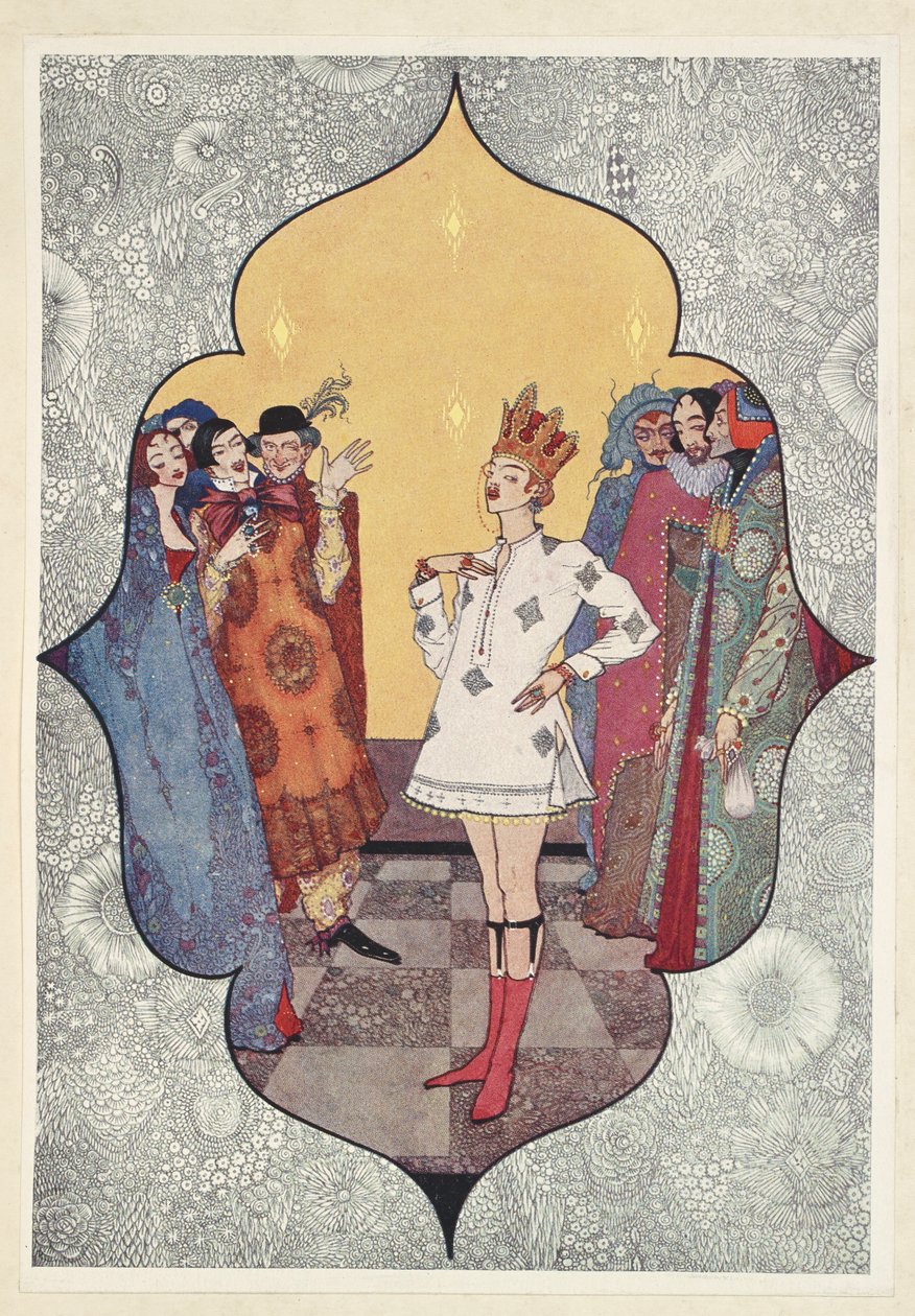 Keiserens nye klær. Å, så bra de ser ut! Hvor kapital de passer! av Harry Clarke